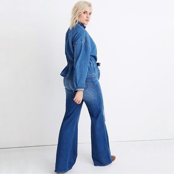 Madewell Southlake Denim Military Jacket Small - Picture 4 of 16